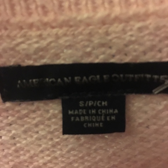 American Eagle Outfitters Pink Multi Sweater - Picture 3 of 3